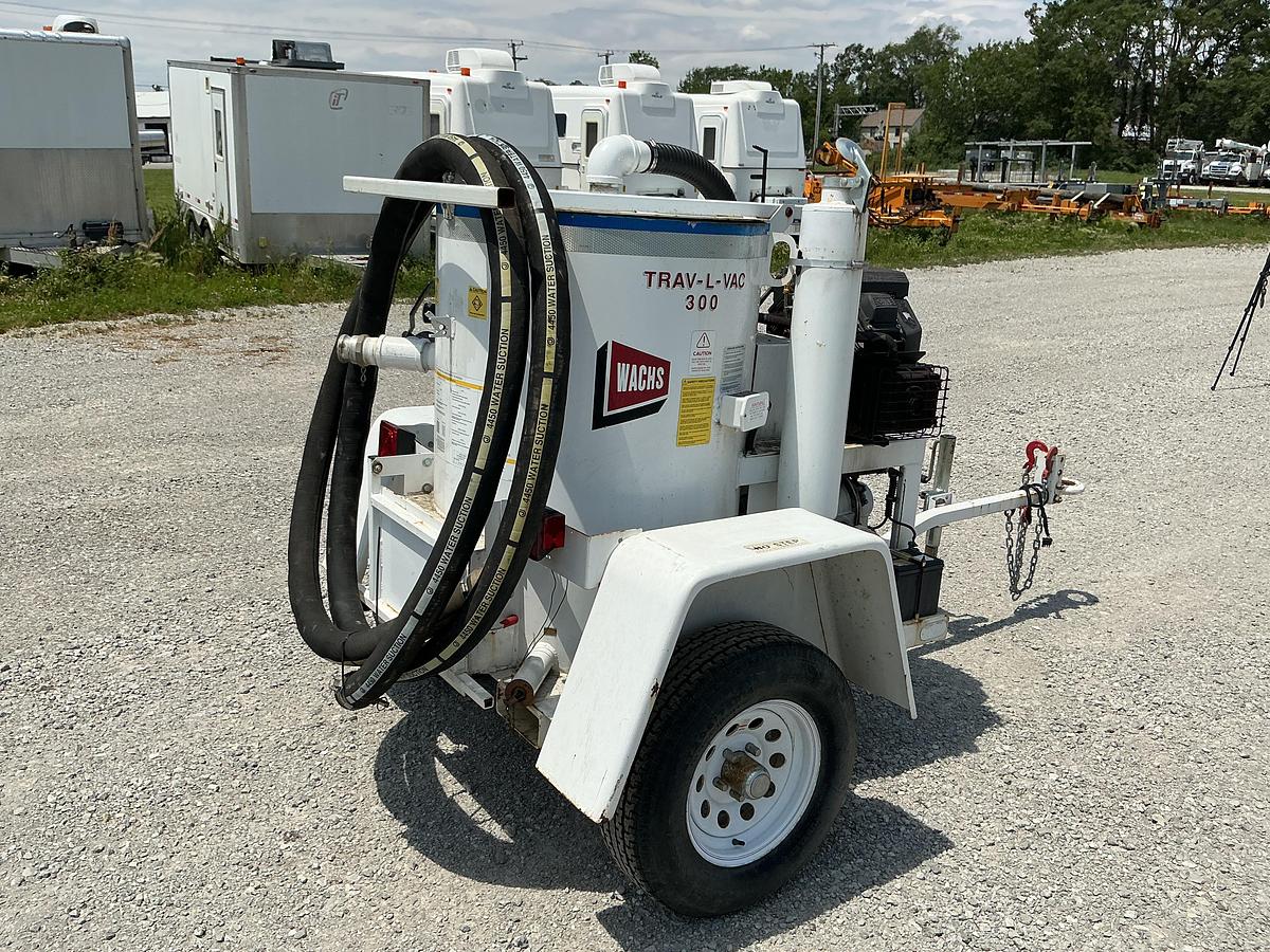 Used 2007 Wachs Trav-L-Vac 300 Portable Vacuum Utility Trailer
