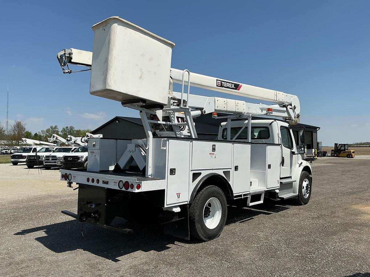 Used 2017 Freightliner M2 106 4x4 (Converted to 4x2) Terex HiRanger 5TC-55-MH Bucket Truck