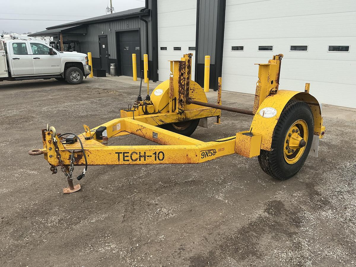 Used 1991 Truco Tech 10 Hydraulic Reel Trailer
