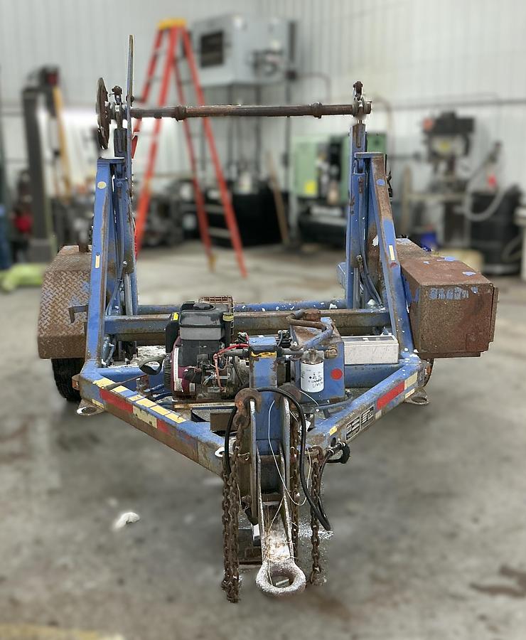 Used 1999 TSE Self-Loading Reel Carrier Trailer