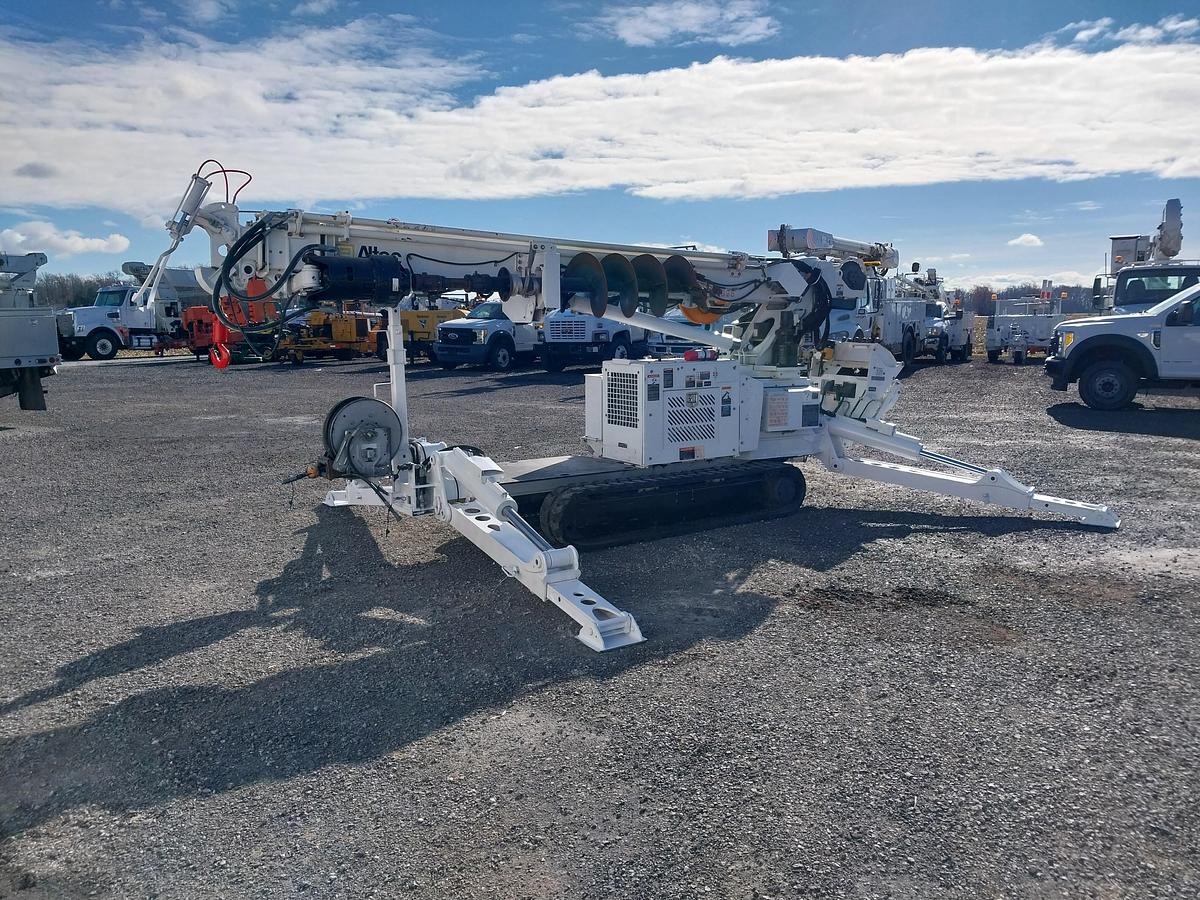Used 2018 Altec DB41 Backyard Digger Derrick 2017 Brooks Brothers Trailer