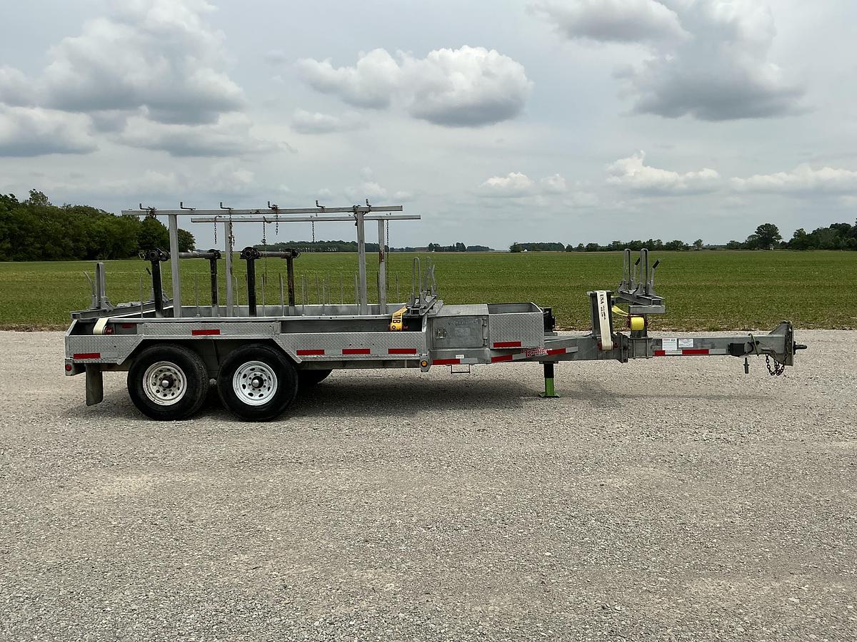 Used 2014 Brooks Brothers PT122-7KE Extendable Pole Trailer
