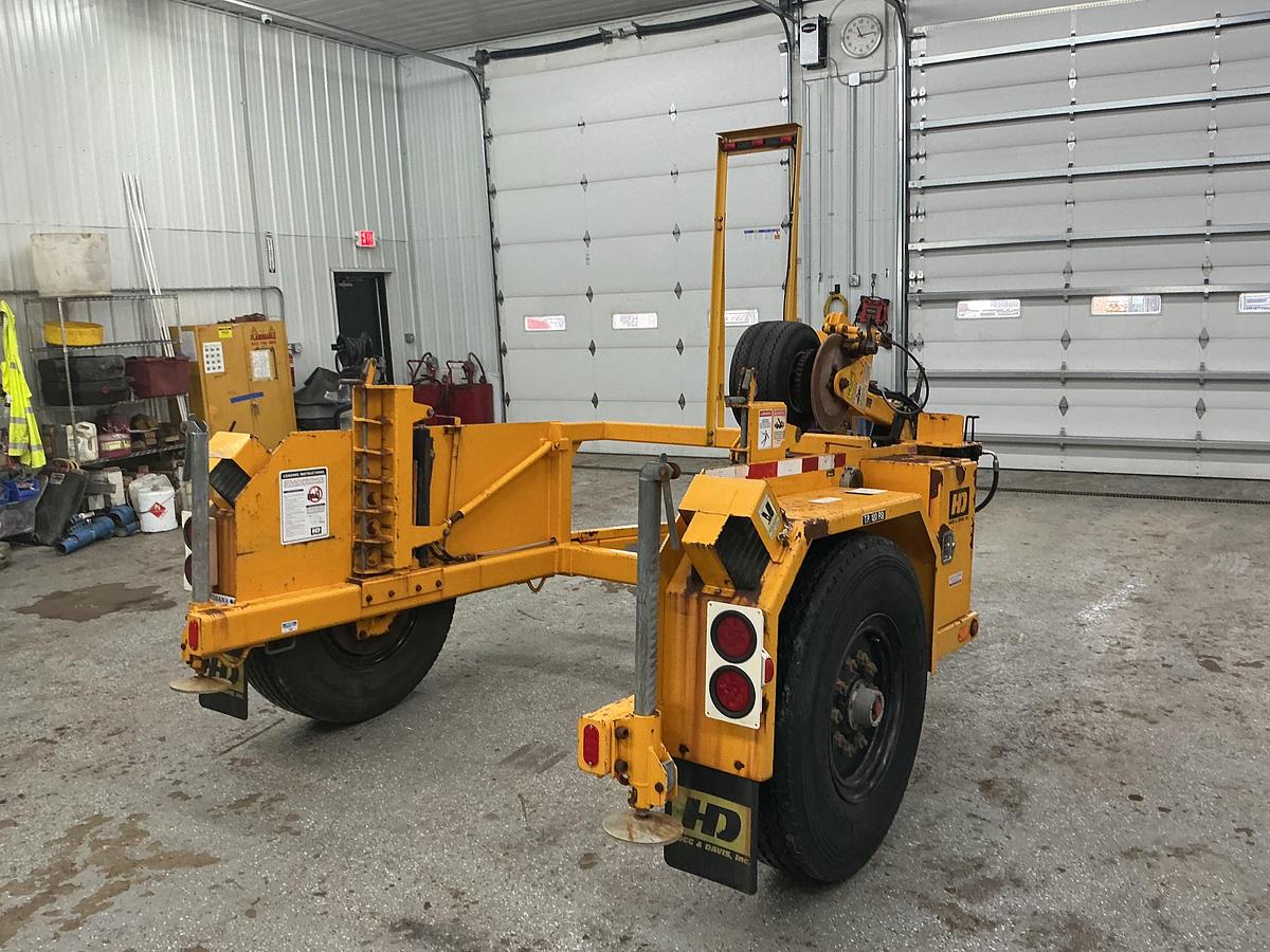 Used 2002 Hogg & Davis T150 Underground Reel Carrier Dolly