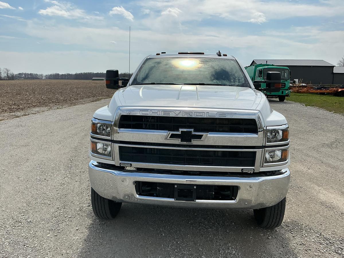 Used 2022 Chevrolet Silverado DewEze XRT84 Reel Transport Utility Truck
