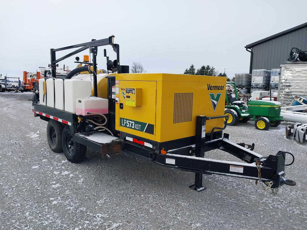 Used 2024 Vermeer LP573 XDT Vac Trailer - NEW WANDS & SUCTION HOSE
