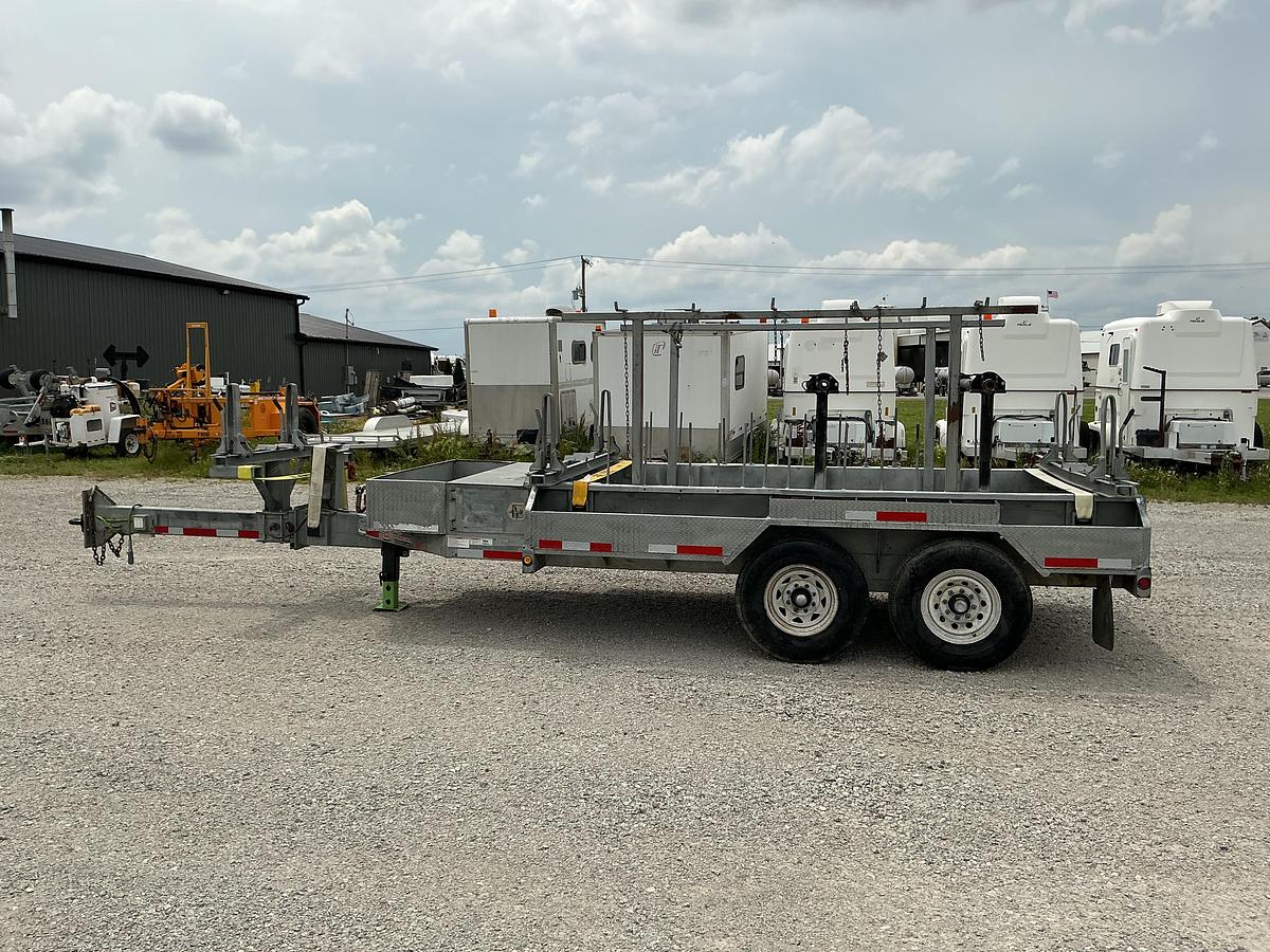 Used 2014 Brooks Brothers PT122-7KE Extendable Pole Trailer