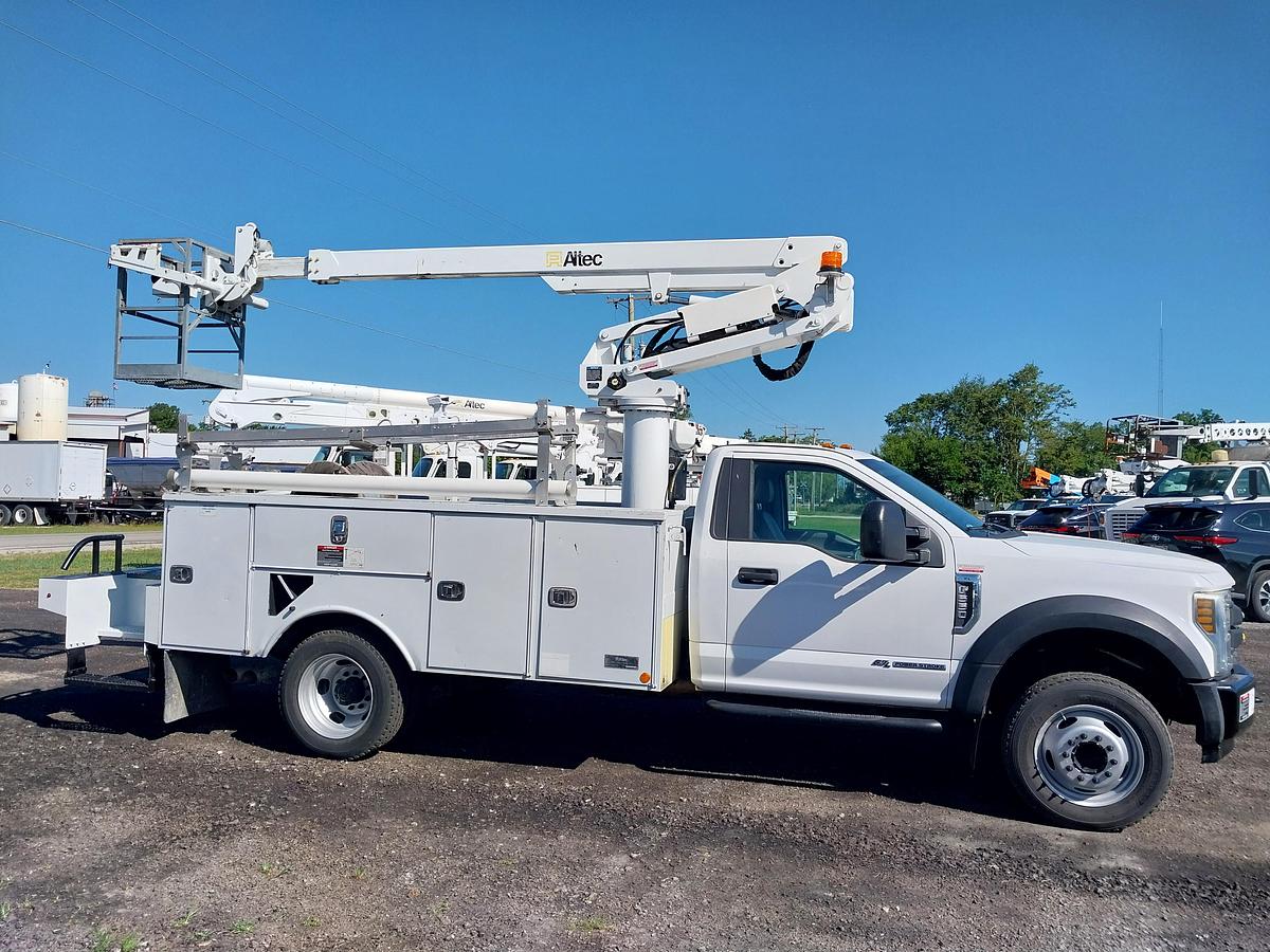 Used 2018 Ford F550, 6.7L Diesel Altec AT235P Cable Placer
