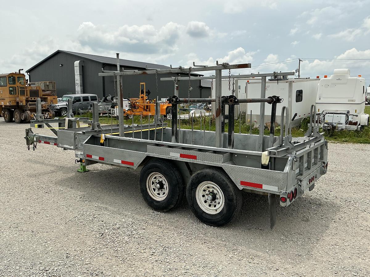 Used 2014 Brooks Brothers PT122-7KE Extendable Pole Trailer