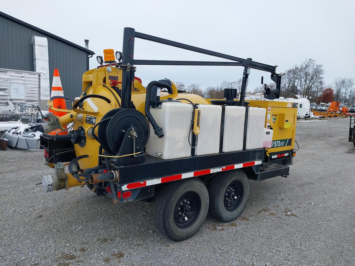 Used 2024 Vermeer LP573 XDT Vac Trailer - NEW SUCTION HOSE
