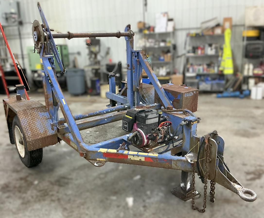 Used 1999 TSE Self-Loading Reel Carrier Trailer