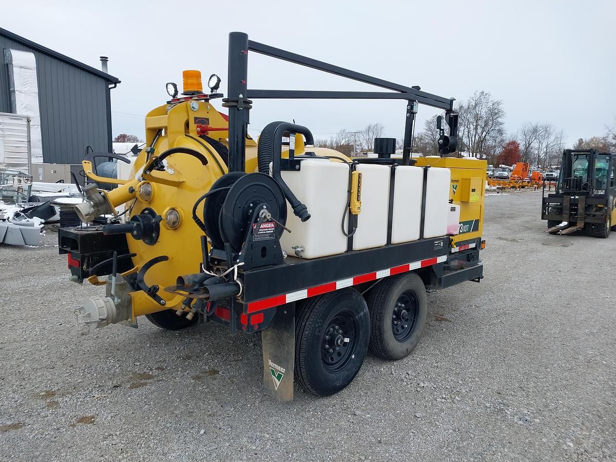 Used 2024 Vermeer LP573 XDT Vac Trailer - NEW SUCTION HOSE