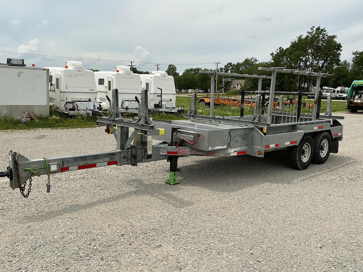 Used 2014 Brooks Brothers PT122-7KE Extendable Pole Trailer