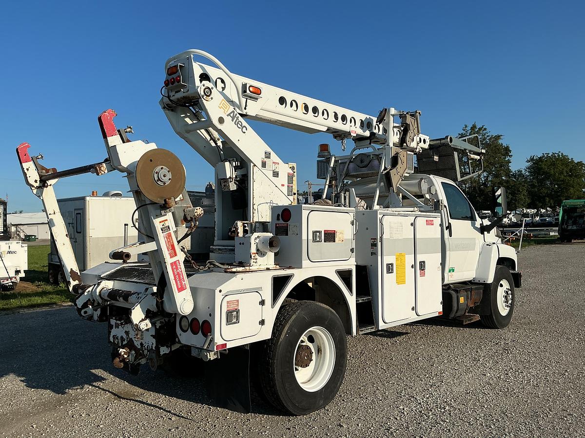 Used 2008 GMC C8500 Altec AT40P Cable Placer Utility Truck
