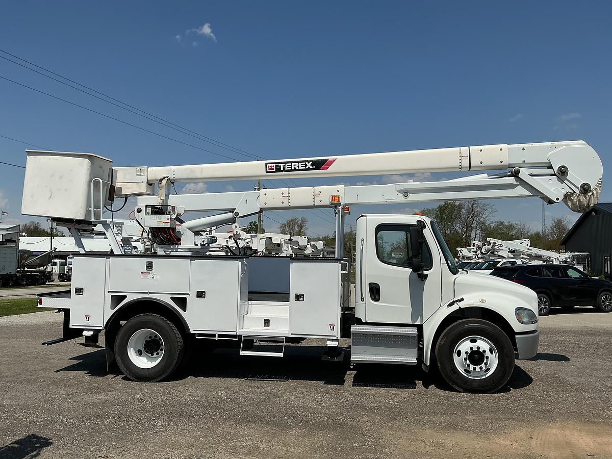 Used 2017 Freightliner M2 106 4x4 (Converted to 4x2) Terex HiRanger 5TC-55-MH Bucket Truck