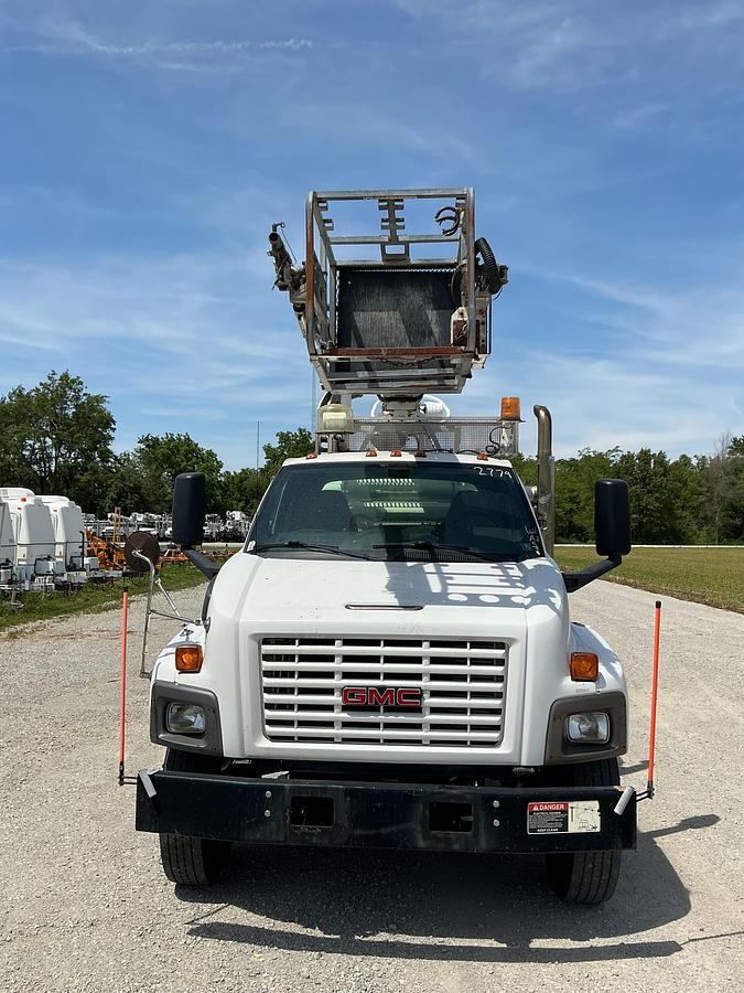 Used 2009 GMC C8500 Altec AT40C Cable Placer Utility Truck
