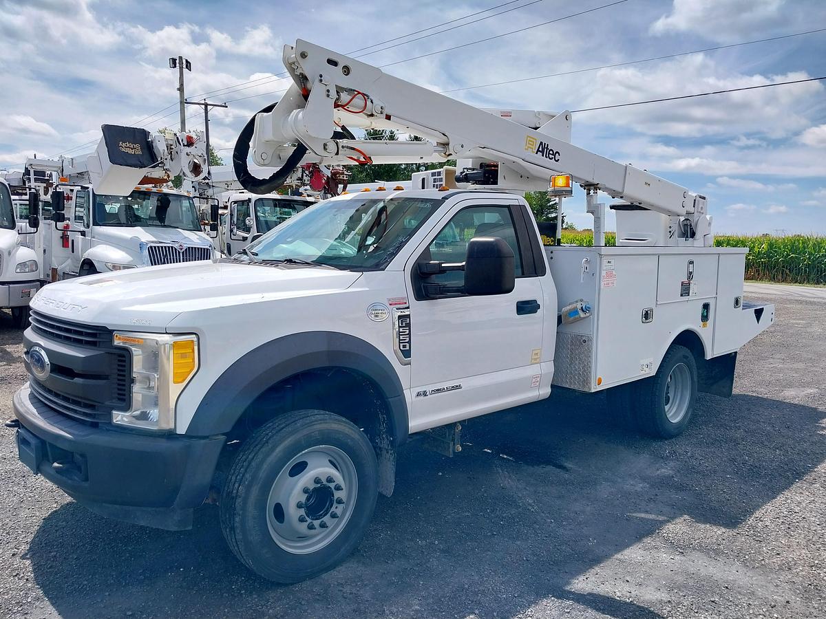 Used 2017 Ford F550 Altec AT40G Insulated Squirt Boom