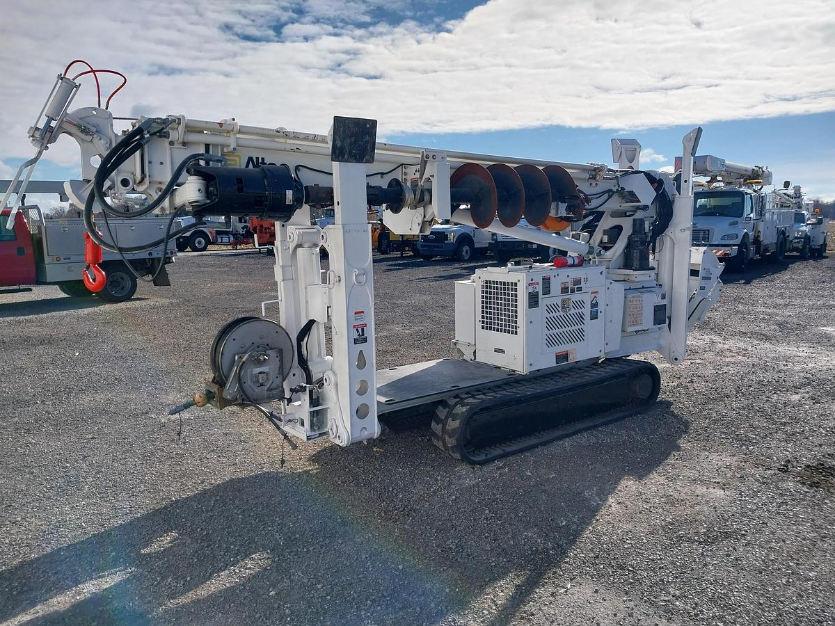 Used 2018 Altec DB41 Backyard Digger Derrick 2017 Brooks Brothers Trailer