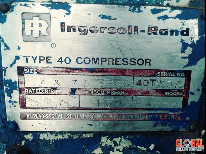 Used Item 0601 : Ingersoll-Rand H40-B Air Compressor