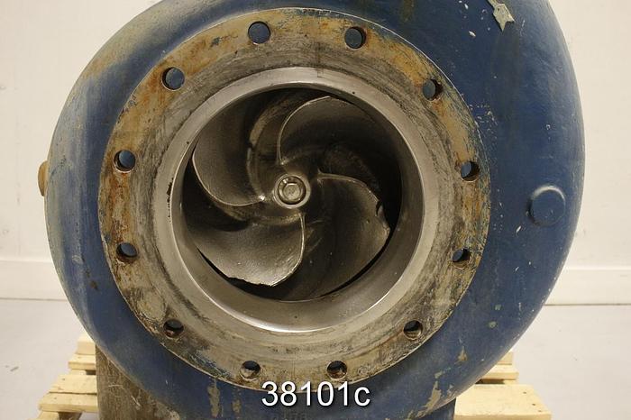 Used Goulds 3175 Pump, 10x12x18, Stainless Steel Casing #38101