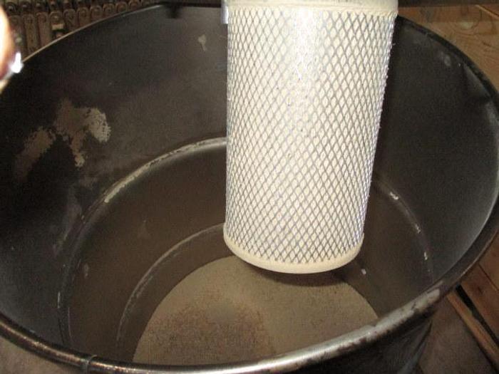 Used MASTER POWER HAWG 8002, TYPE-3, 55 GALLON PNEUMATIC VACUUM