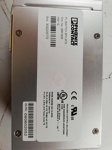 Used PHOENIX CONTACT FL SWITCH SFN 8TX