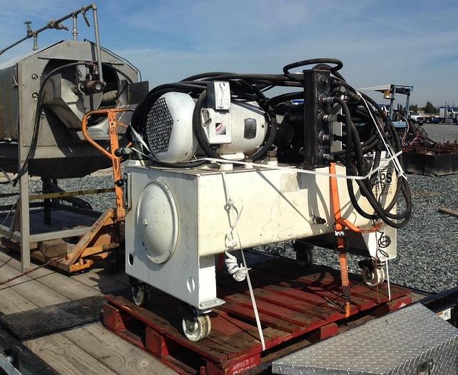 Used Peeler, Scrubber, Lyco, (9) Rollers, Hydraulic, 15 HP #A740688