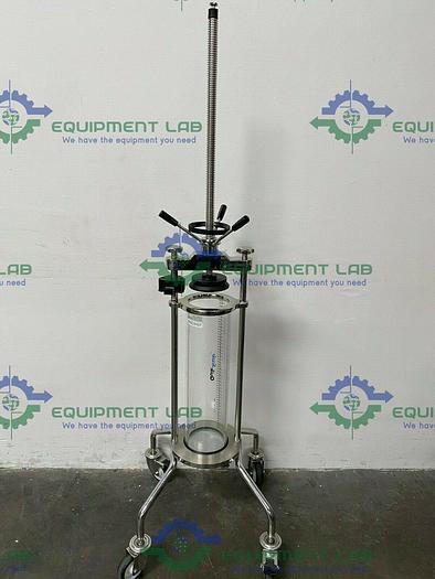Used Millipore QuikScale 8.2 Liter Acrylic Chromatography Column on Wheels