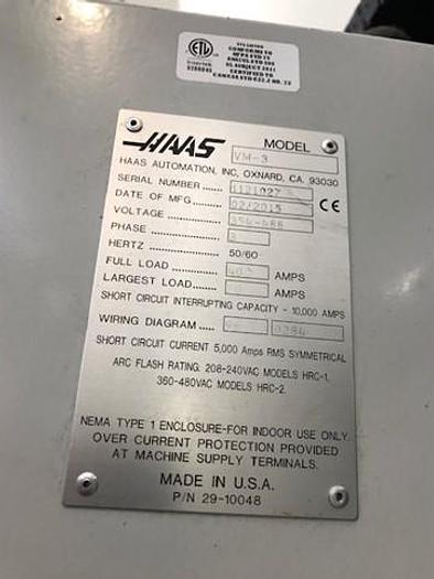 Usato 2015 HAAS VM3