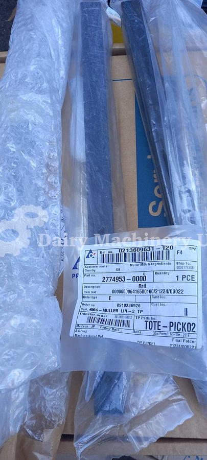 Used Tetra Pak Rail Spares