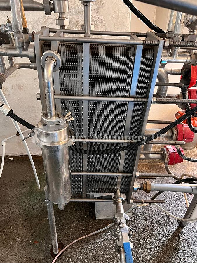 Used Fischer 1200L/h Pasteuriser