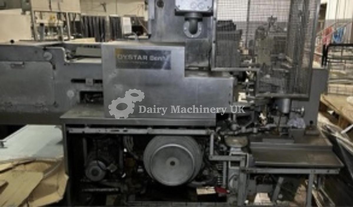 Used Benhil 8347 Μηχάνημα μορφοποίησης, πλήρωσης και περιτύλιξης βουτύρου για 50-500 γραμμάρια / Πλευρικό δίπλωμα. ΣΕ ΑΠΟΘΕΜΑ