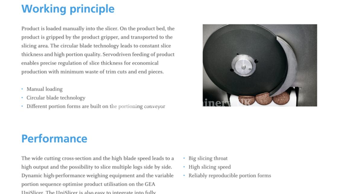 Usado 2009 CFS UNISLICER