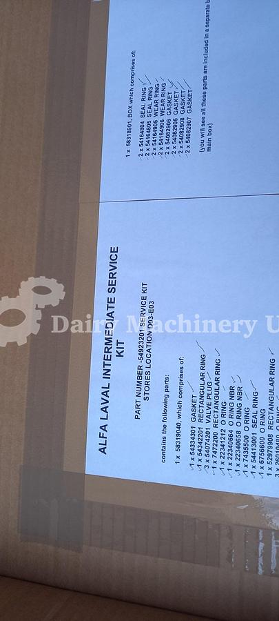 Used Tetra Pak Homogeniser TA 20 Intermidiate Service Kit