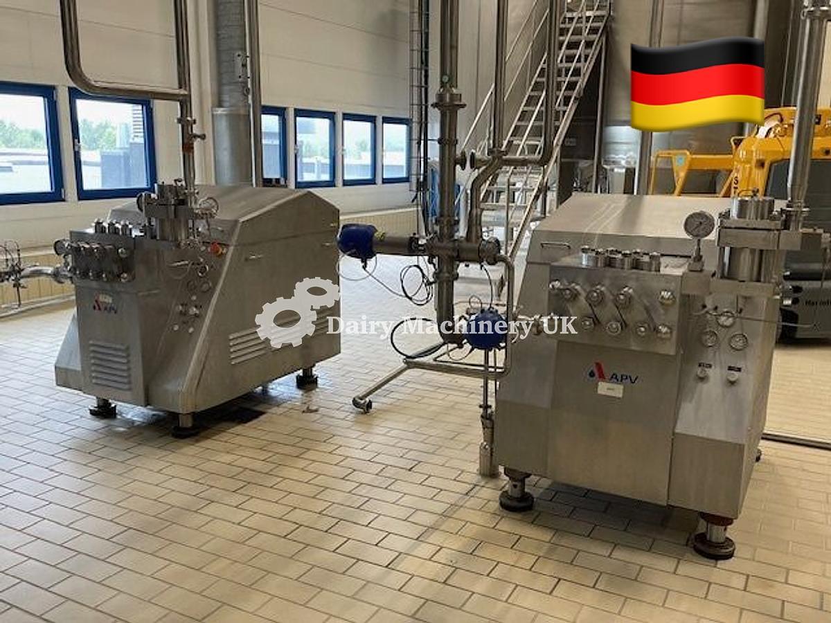 Used APV Gaulin Homogenisers MC-18 2.5 TPS