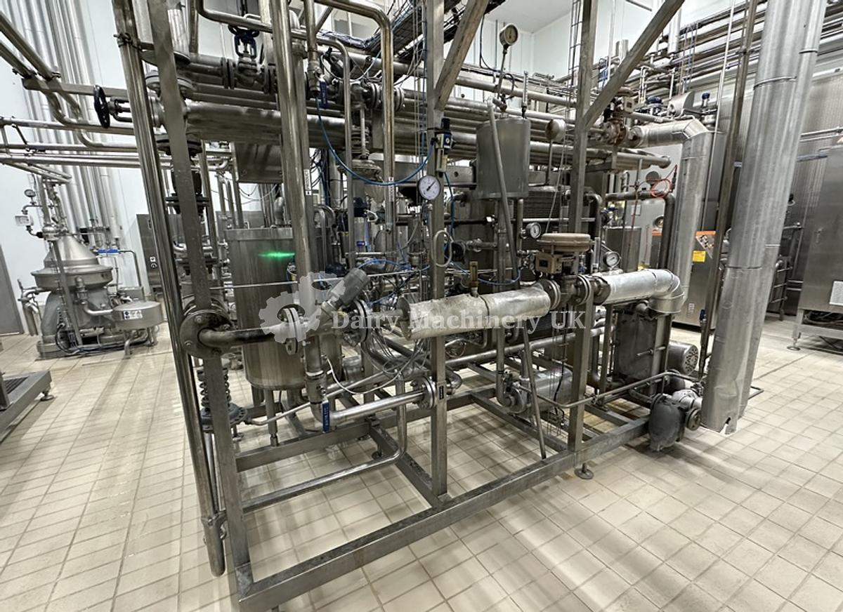 Used FISCHER HTST Milk Pasteuriser 12.000 L/H