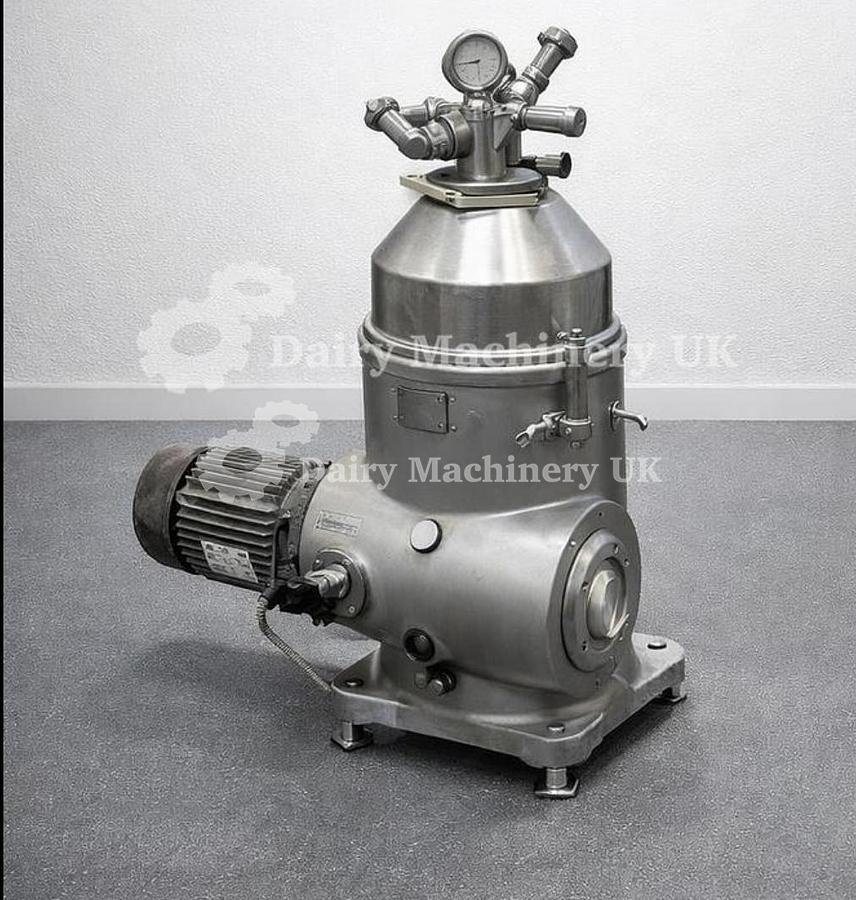 Used 1000 L/H Milk Processing Package ( Pasteuriser + Separator + Glass Bottle Filler )