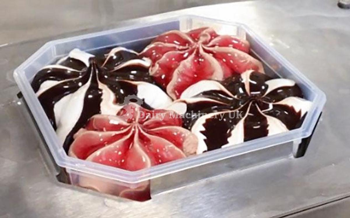 Used Tortica Ice Cream Family Tub Filling Machine 