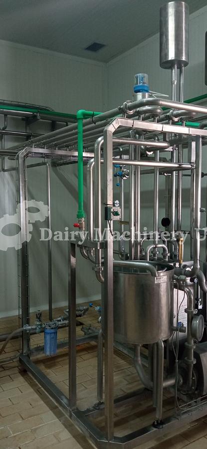 Used Milk Pasteurisation Set With Seital Separator 2000-3000 L/h