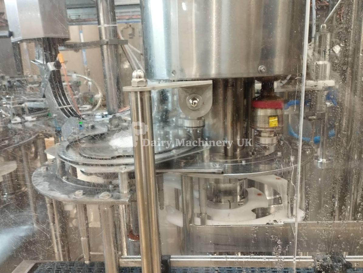 Used AVE UNIBLOCK 16/164 PET Bottle Filler Rinser, Filler and Caper