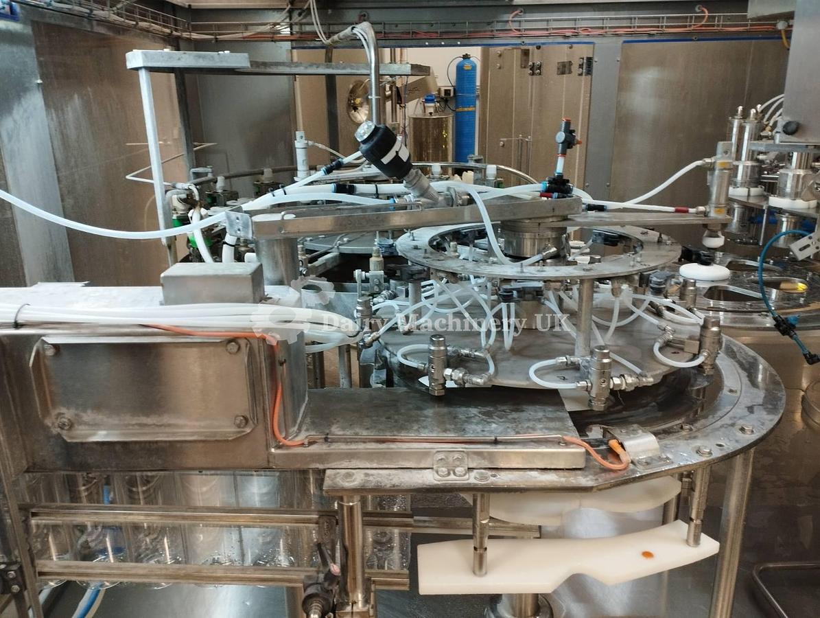 Used AVE UNIBLOCK 16/164 PET Bottle Filler Rinser, Filler and Caper