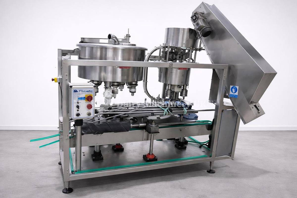 Used Filmatic 8/3 Bottler Filler