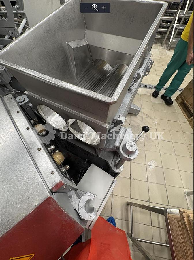 Used Continuous Butter Churn Nagema 2500 kg/hr with Bulk Packer for 5-25kg Butter Blocks