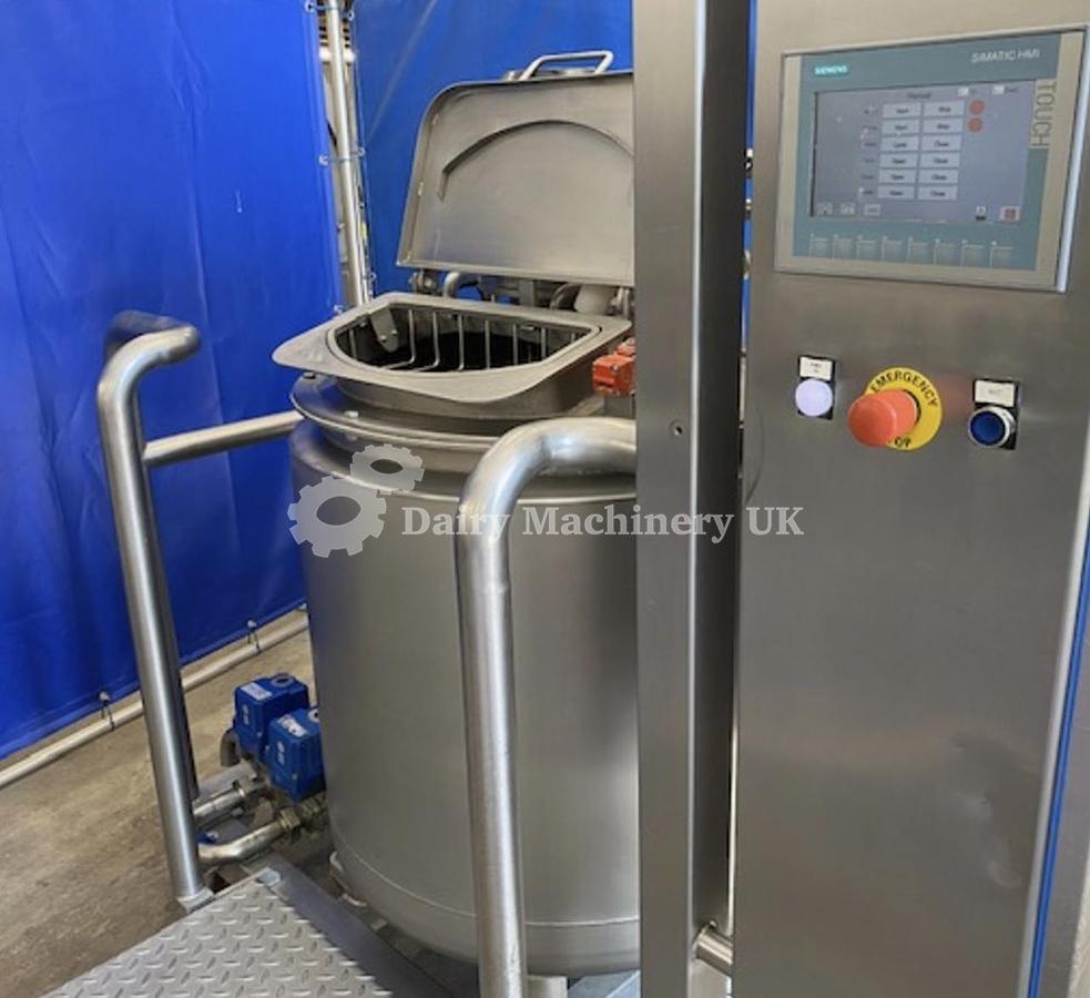 Used Processing Tank With High Shear Mixer 500 Litres