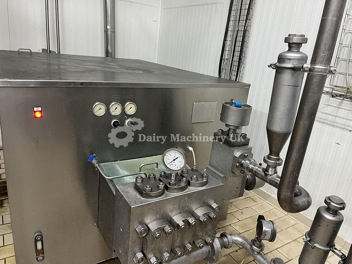 Used BERTOLI Homogeniser 10,000 L/H 200 Bar 