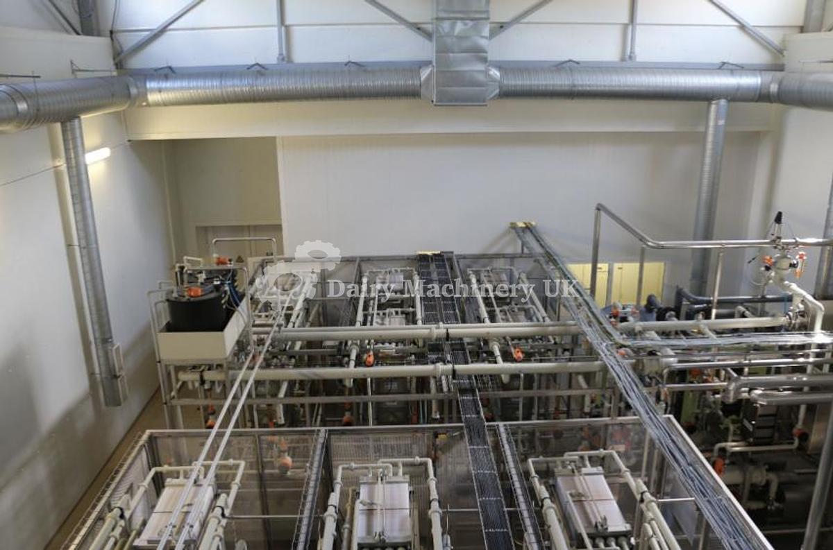 Used Complete D90 Whey Demineralization Line 24,000L/H