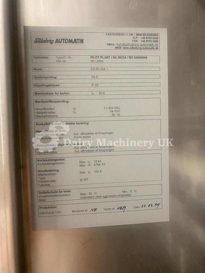 Used APV Concentrate dosing line for UF