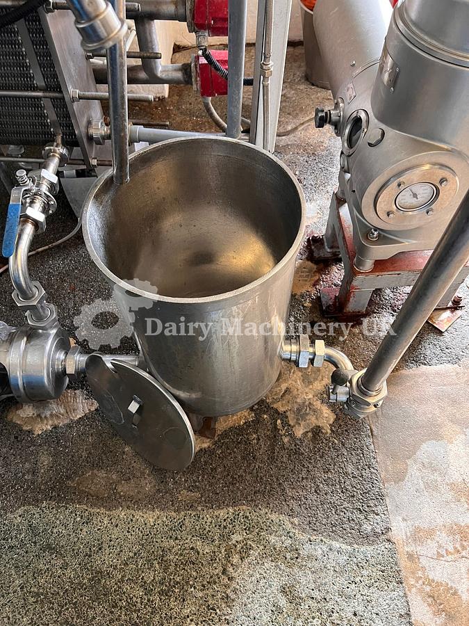 Used Fischer 1200L/h Pasteuriser