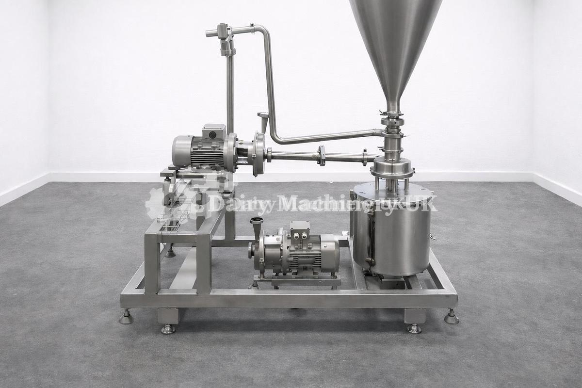 Used INOXPA In-line High Shear Powder Mixer