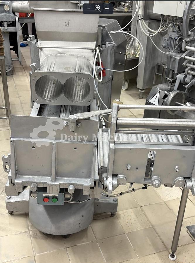 Used Continuous Butter Churn Nagema 2500 kg/hr with Bulk Packer for 5-25kg Butter Blocks