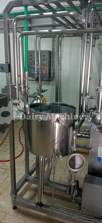 Used Milk Pasteurisation Set With Seital Separator 2000-3000 L/h